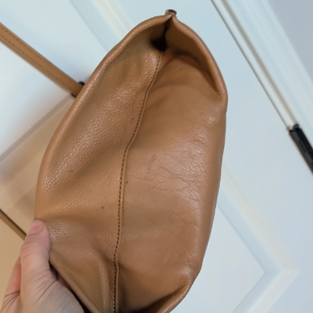 Brighton Tan Shoulder Bag with Black Floral Design - Picture 9 of 14